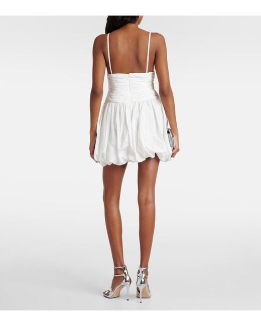 Staud White Loren Minidress