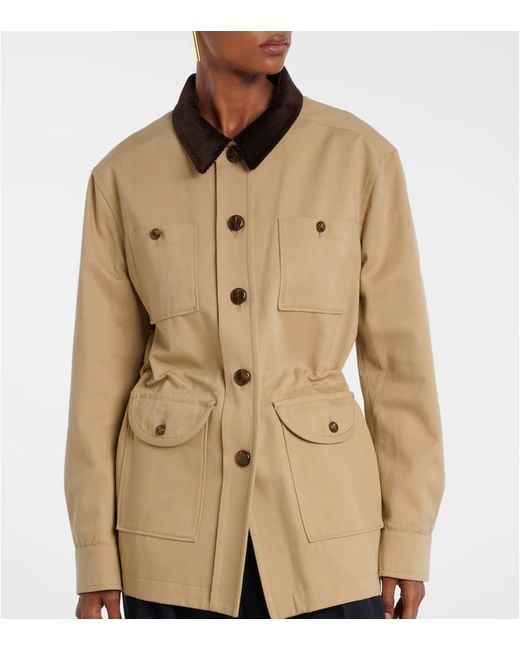 Blazé Milano Natural Lokai Cotton Canvas Jacket