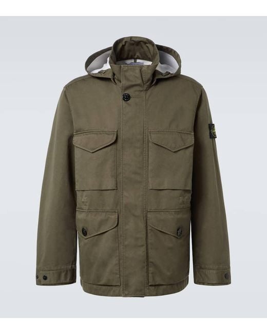 Veste Compass En Coton Stone Island pour homme en coloris Green