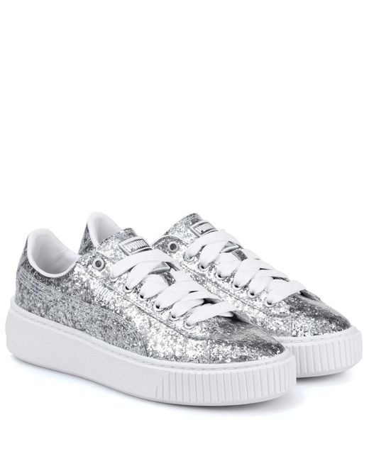 Baskets à paillettes PUMA en coloris Métallisé | Lyst