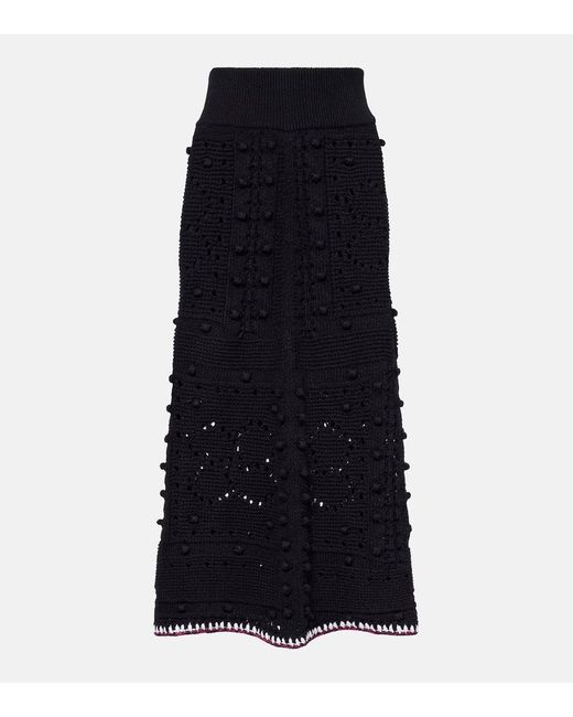 Falda En Mezcla De Algodon Dorothee Schumacher de color Black