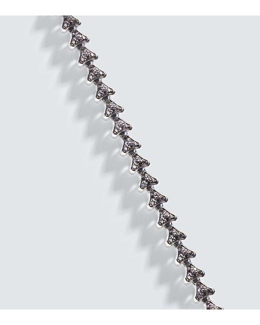 David Yurman Metallic Armory Sterling Bracelet With Diamonds for men