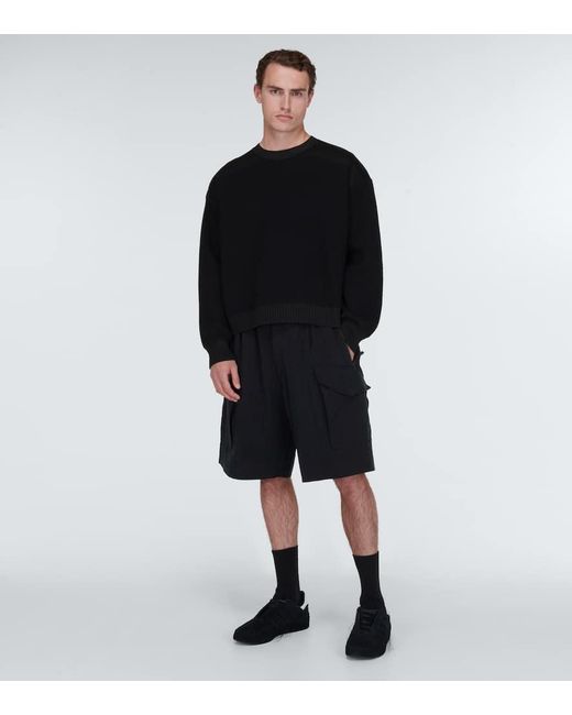 Y-3 Black Gazelle Suede And Leather Sneakers for men