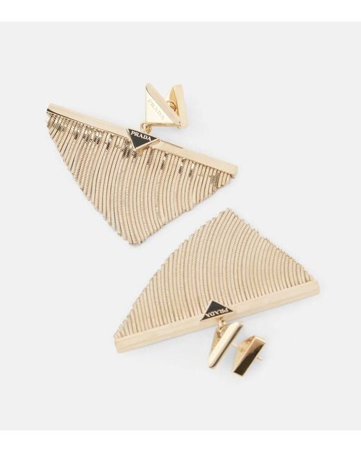 Prada Natural Ohrringe Triangle