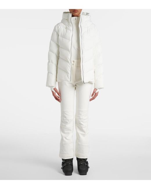 Fusalp White Logo Half-zip Ski Top