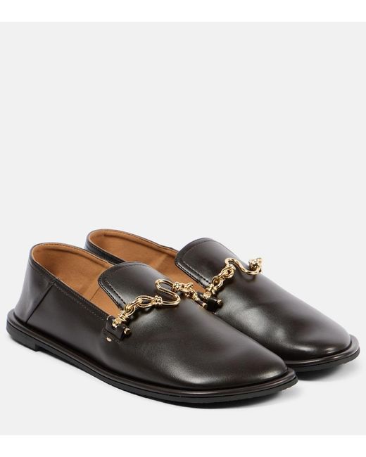 Stella McCartney Brown Ryder Faux Leather Loafers