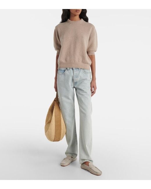 Khaite Blue Callum Straight Jeans