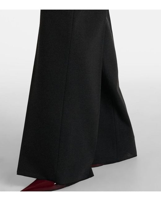Dorothee Schumacher Black Emotional Essence Jersey Wide-Leg Pants