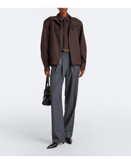 Frankie Shop Brown Kelly Blouson Jacket