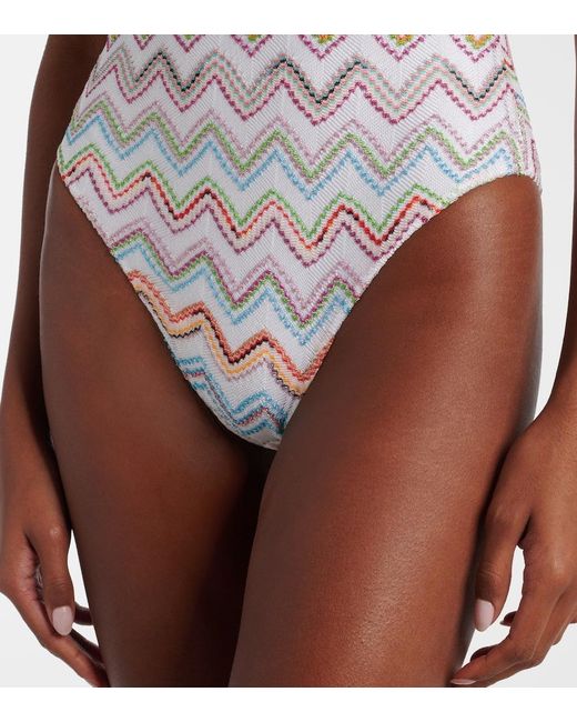 Banador En Zigzag Missoni de color White