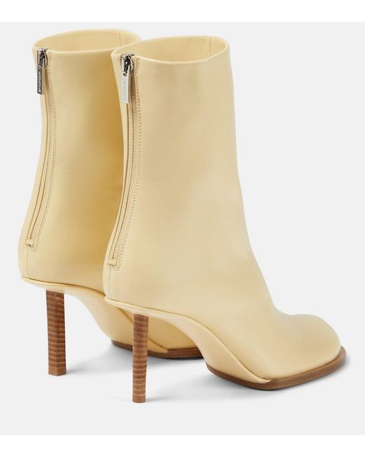 Jacquemus Natural Mismatched Bootie