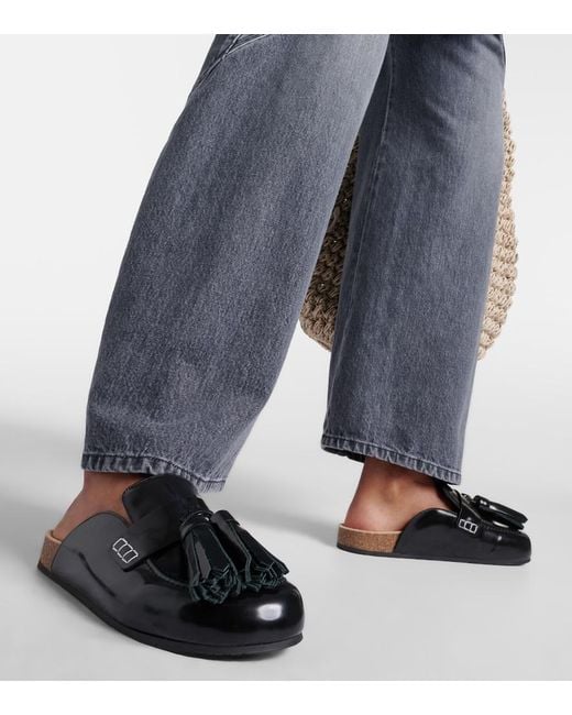 J.W. Anderson Black Tassel Mules