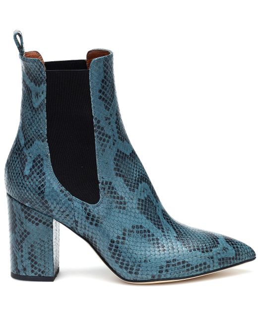 paris texas python ankle boots