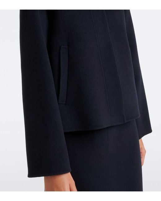 Max Mara Black Virgin Wool Jacket