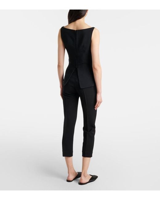 TOVE Black Drew Capri Pants