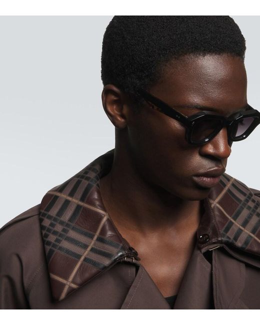 Jacques Marie Mage Brown Eichler Square Sunglasses for men