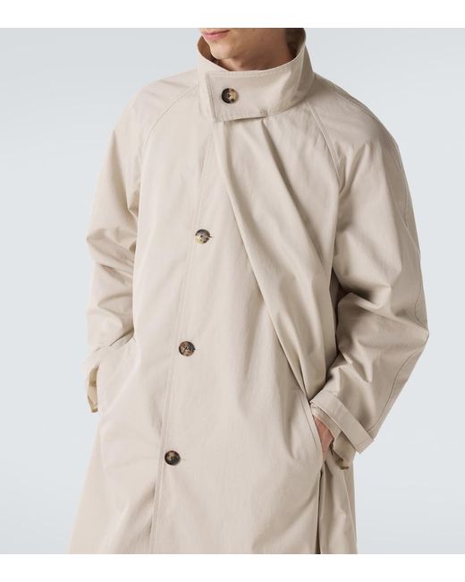 The Row Natural Nivara Cotton Poplin Coat for men