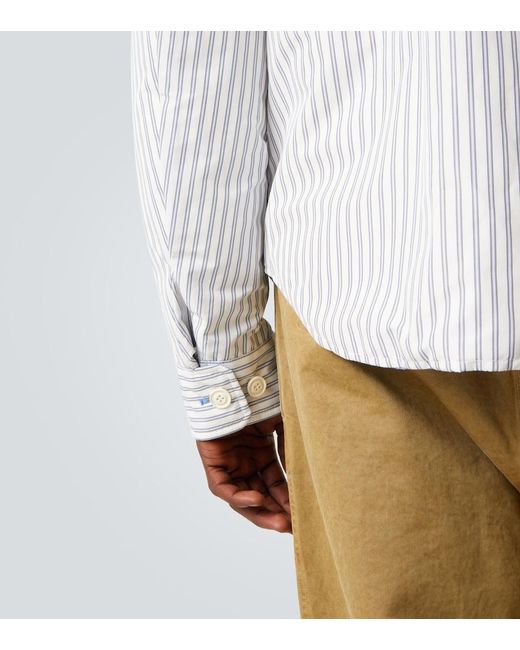 Moncler White Crescent Reversible Down Overshirt for men