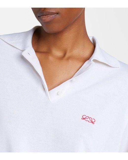 Pullover Double L di Loewe in White