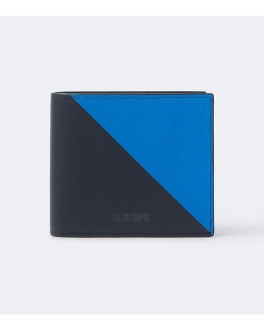 Loewe Blue Flag Leather Bifold Wallet for men