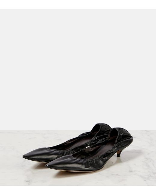 The Row Black Pumps Liisa Aus Leder