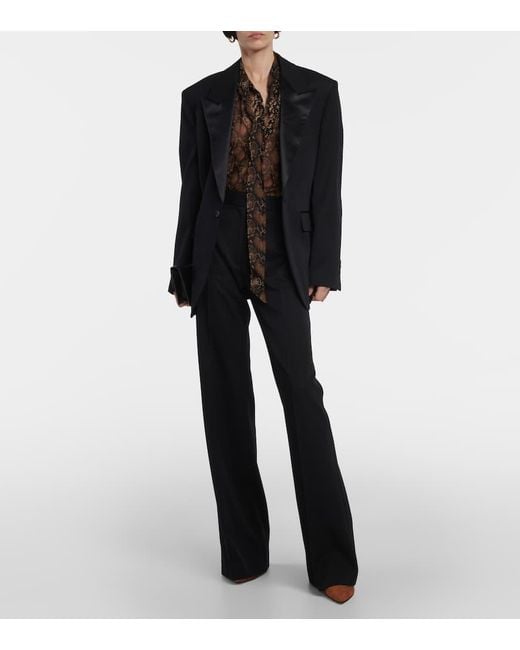 Blusa Carina di Nili Lotan in Brown