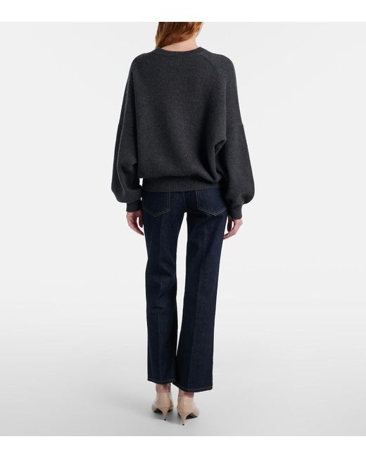 Khaite Blue Clara Flared Jeans