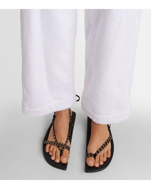 Sandalias Marsa De Piel Adornada Alaïa de color Black