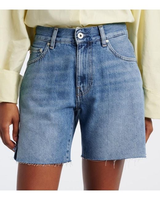 AG Jeans Blue Ex-Boyfriend Denim Bermuda Shorts
