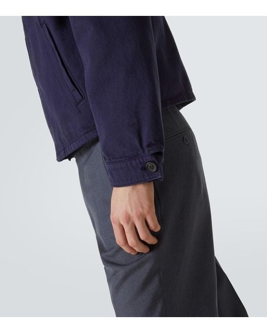 Prada Blouson Aus Denim in Blue für Herren