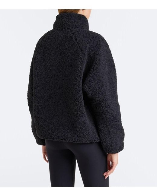 The Upside Black Harlow Teddy Sweatshirt
