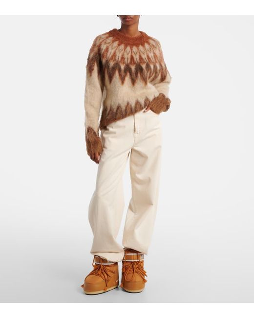 Moon Boot Brown Schneestiefel Icon Low