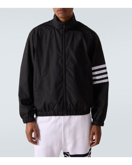 Thom Browne Black 4-Bar Track Jacket for men