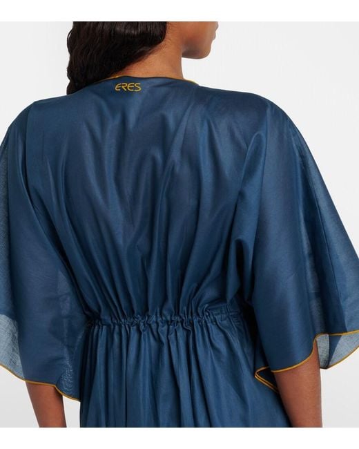 Eres Blue Voilier Cotton Kaftan