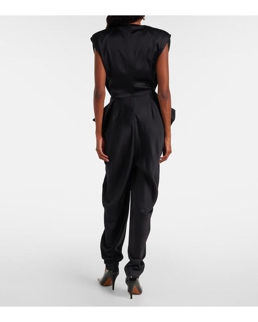 Mono Drapeado Stella McCartney de color Black