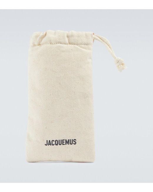 Jacquemus Natural Les Lunettes Soli Square Sunglasses for men