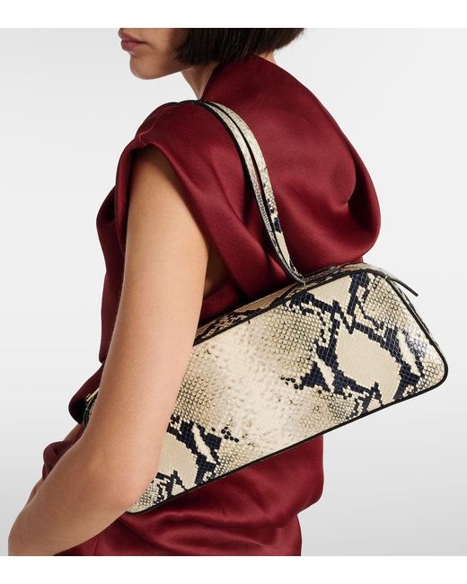 Borsa A Spalla Simona di Khaite in Metallic