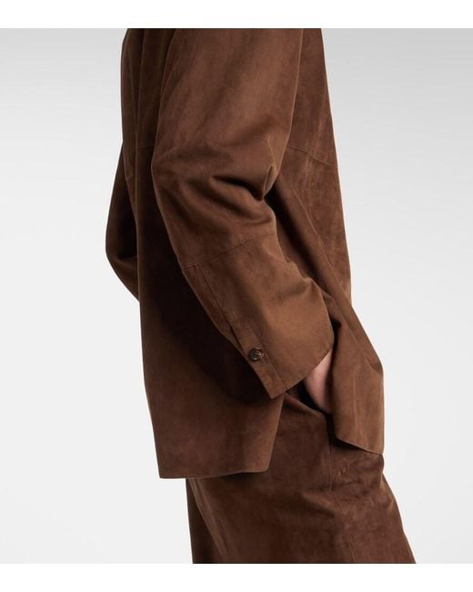 Max Mara Brown Suede Jacket