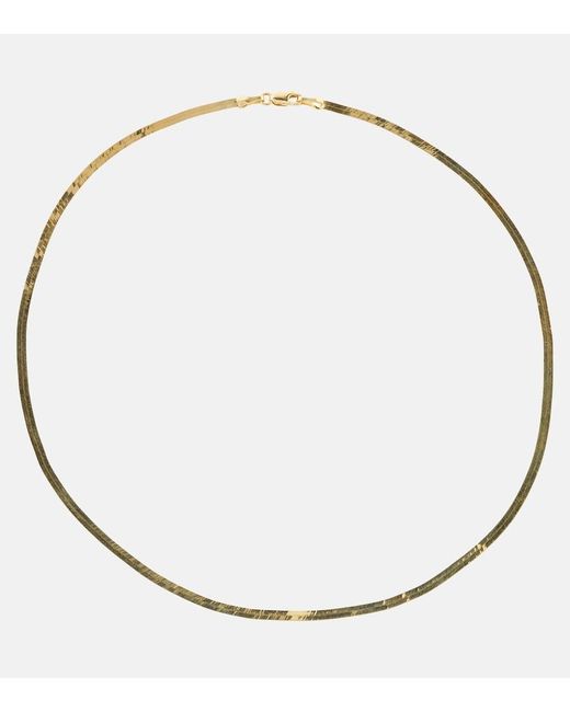 STONE AND STRAND Metallic Golden Glow 10kt Gold Chain Necklace