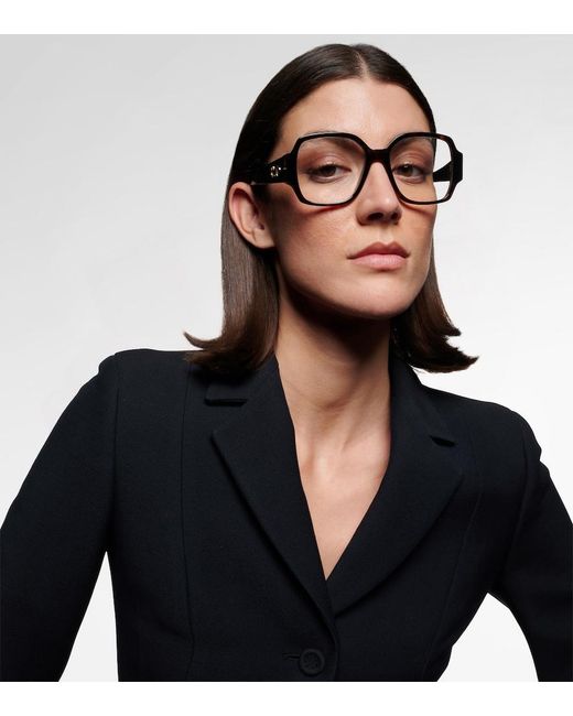 Dior Brown Diorglow O S3I Square Glasses