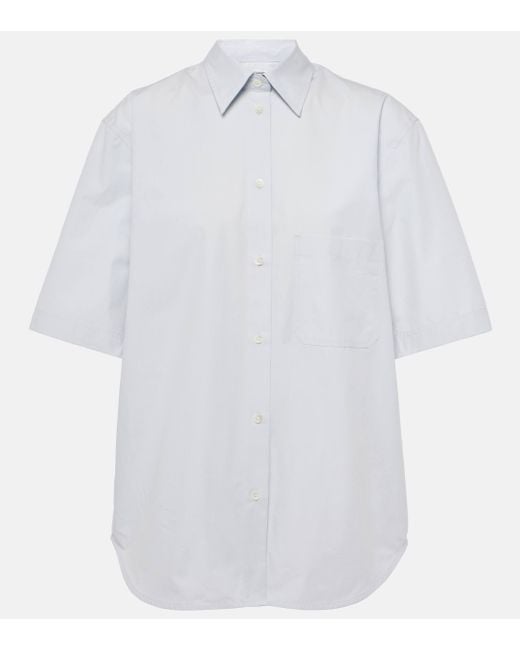 Totême  White Cotton Poplin Shirt