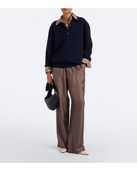 Pullover Polo di Rohe in Blue