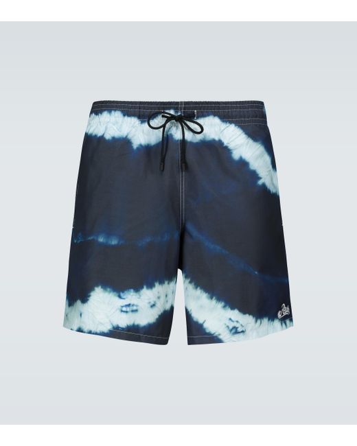 Loewe Blue Paula's Ibiza Tie-dye Swim Shorts for men