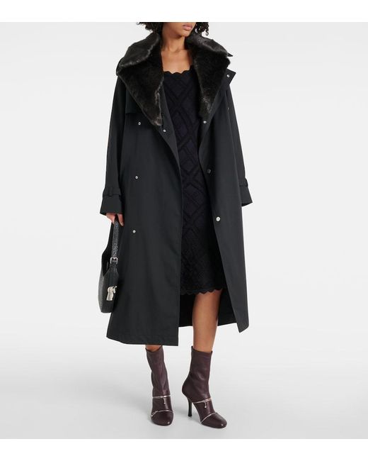 Burberry Brown Peep Leather Ankle Boots