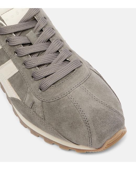 Hogan Gray 86Er Suede Sneakers
