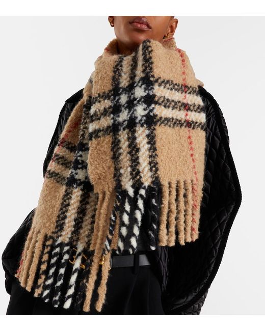 Sciarpa Check di Burberry in Natural
