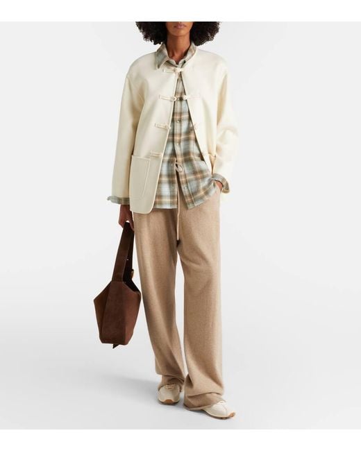 Hogan White Athletic Suede And Leather Sneakers