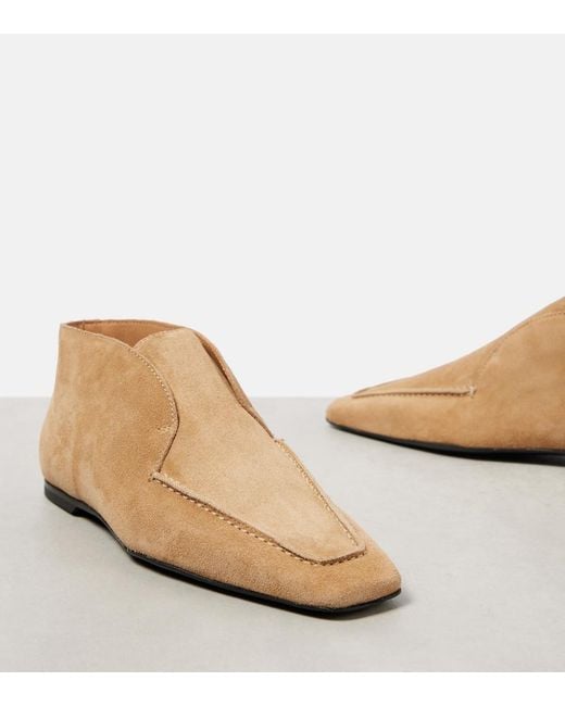 Totême Natural Desert Suede Boots
