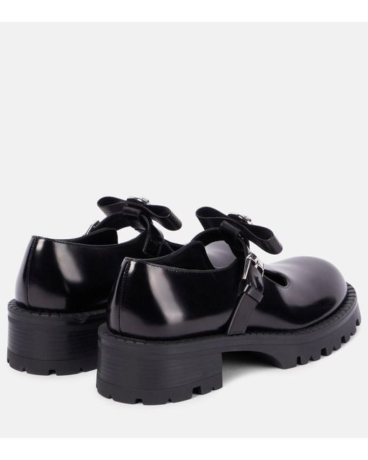 Versace Black Derbies