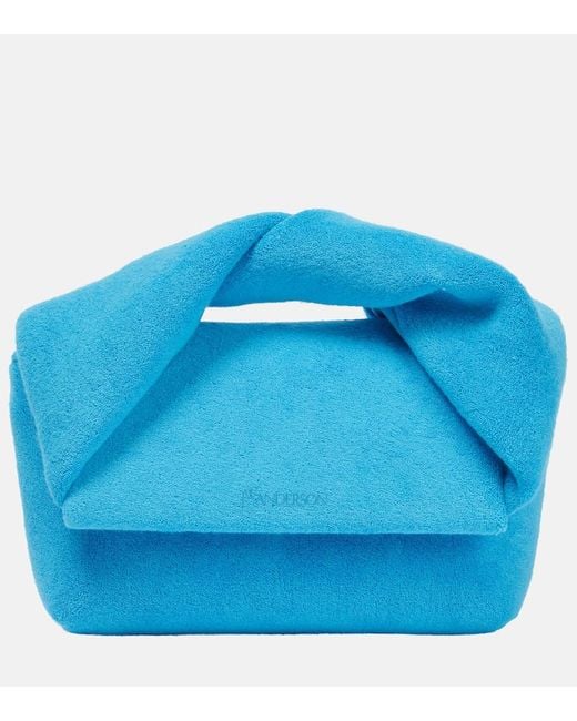 J.W. Anderson Blue Twister Midi Shoulder Bag